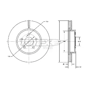 TOMEX Brakes TX 72-80
