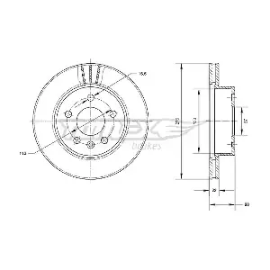 TOMEX Brakes TX 70-52