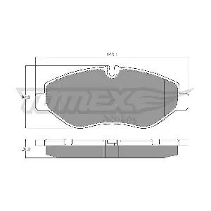 TOMEX Brakes TX 15-86