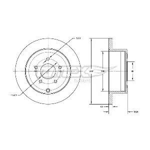 TOMEX Brakes TX 73-16
