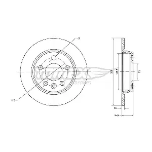 TOMEX Brakes TX 70-16