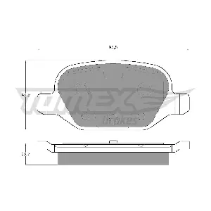 TOMEX Brakes TX 12-701