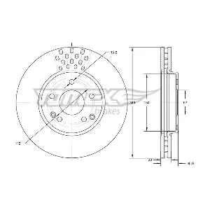TOMEX Brakes TX 74-04