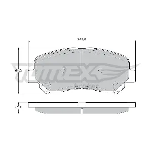 TOMEX Brakes TX1725