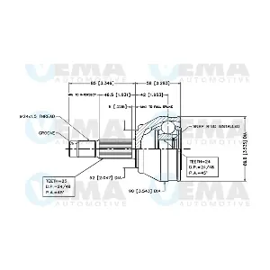 60589273 ALFAROME/FIAT/LANCI
