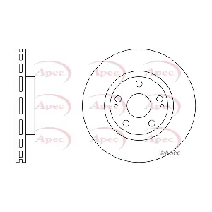 APEC DSK 2513 Тормозной диск