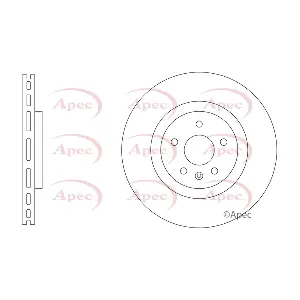 APEC DSK3445 Гальмівний диск