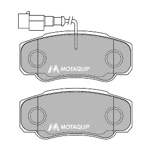 MOTAQUIP LVXL1436 Комплект гальмівних накладок дискового стоянкового гальма