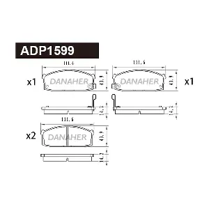 DANAHER ADP1599