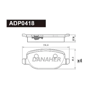 DANAHER ADP0418