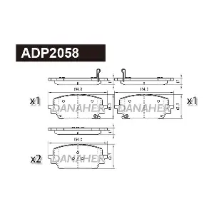 DANAHER ADP2058