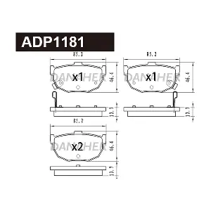 DANAHER ADP1181