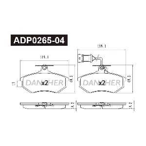 DANAHER ADP0265-04
