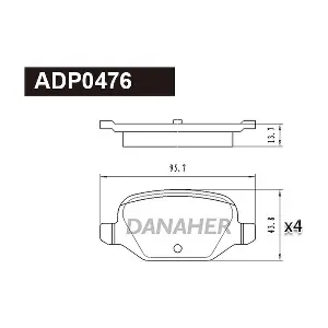 DANAHER ADP0476
