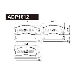 DANAHER ADP1612