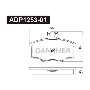 DANAHER ADP1253-01