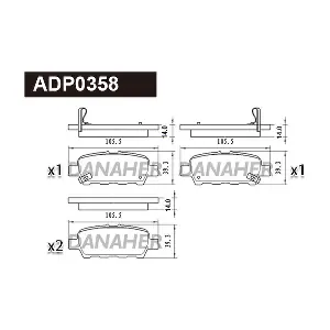 DANAHER ADP0358