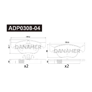 DANAHER ADP0308-04
