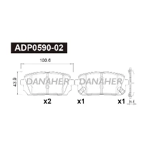 DANAHER ADP0590-02