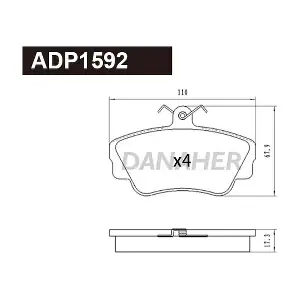 DANAHER ADP1592