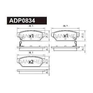 DANAHER ADP0834