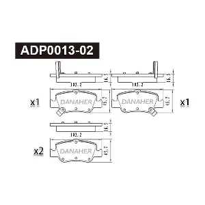 DANAHER ADP0013-02