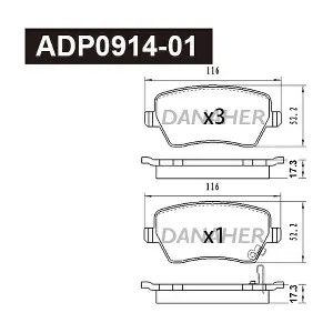 DANAHER ADP0914-01