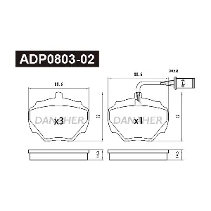 DANAHER ADP0803-02