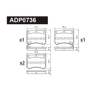 DANAHER ADP0736