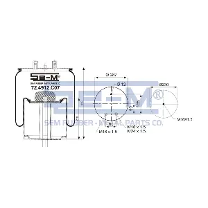 724912C07 SEM LASTIK