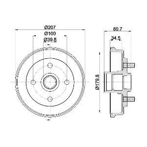 8DT355302061 HELLA PAGID
