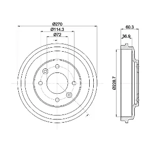 8DT355303071 HELLA PAGID