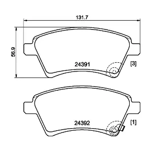 8DB355012511 HELLA PAGID
