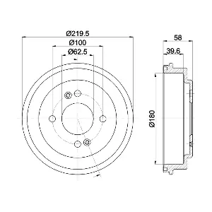 8DT 355 303-031 HELLA PAGID