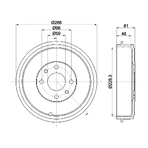 8DT 355 301-091 HELLA PAGID