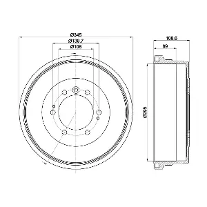 8DT 355 302-921 HELLA PAGID