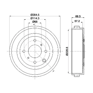 8DT 355 303-231 HELLA PAGID