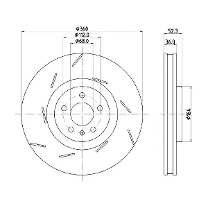 8DD 355 134-701 HELLA PAGID