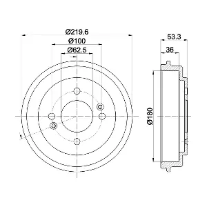 8DT 355 303-061 HELLA PAGID