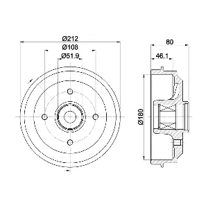 8DT 355 302-811 HELLA PAGID