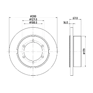 8DD 355 134-881 HELLA PAGID