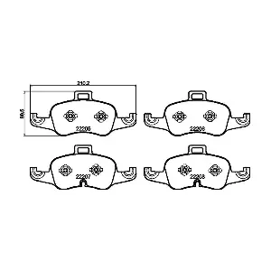 8DB 355 040-381 HELLA PAGID