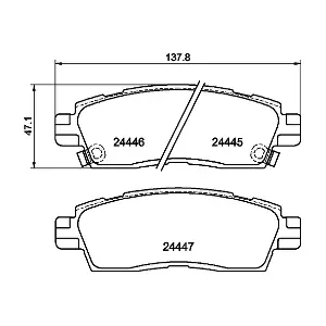 8DB 355 012-821 HELLA PAGID