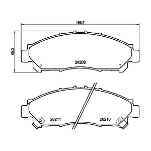 8DB 355 040-431 HELLA PAGID