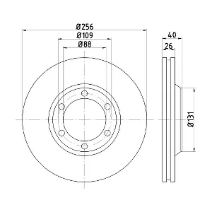 8DD 355 133-971 HELLA PAGID
