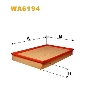 PEMEBLA WIXWA6194 Повітряний фільтр
