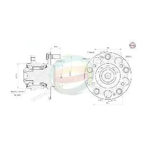 Multiparts 70-040025 Комплект колісних підшипників