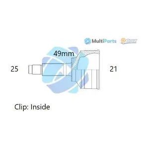 Multiparts 12300713