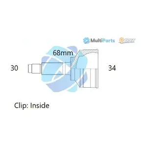 Multiparts 12-040872