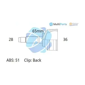 Multiparts 12-291494